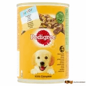 Pedigree junior konzerv 400gr