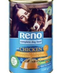 Reno 1200gr kutya konzerv csirke,marha,borjú ízekben
