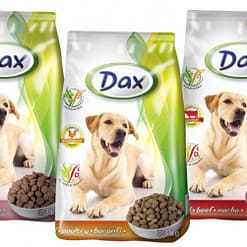 Dax 10kg kutyatáp csirke,marha,sonka ízekben