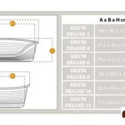 Alternative view of Ferplast Siesta Deluxe 10 fekhely műanyag