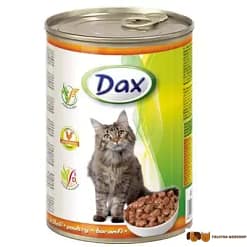 Alternative view of Dax macskakonzerv 415g csirke,marha,hal,májas ízekben