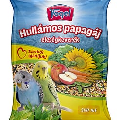 a bag of food with birds