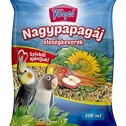 a bag of food with birds and birds on it