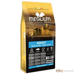 Meglium Dog Sensible pisztráng & rizs 14 kg érzékeny gyomrú kutyáknak