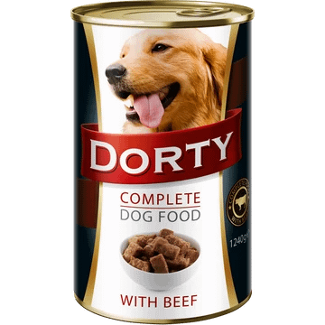 Dorty kutyakonzerv 1240gr csirke és marha ízekben