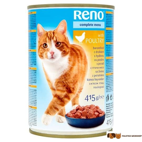 Reno cat konzerv  415gr csirke,marha,hal ízekbe